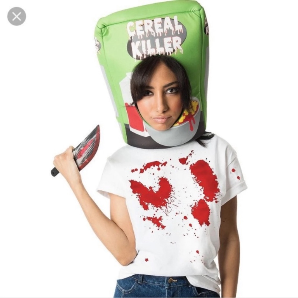 Cereal Killer‎ Kit Costume Adult Dress Up NEW Halloween Party